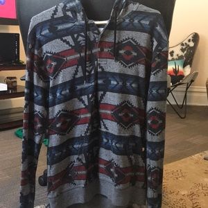 Aztec pattern men’s long sleeve!